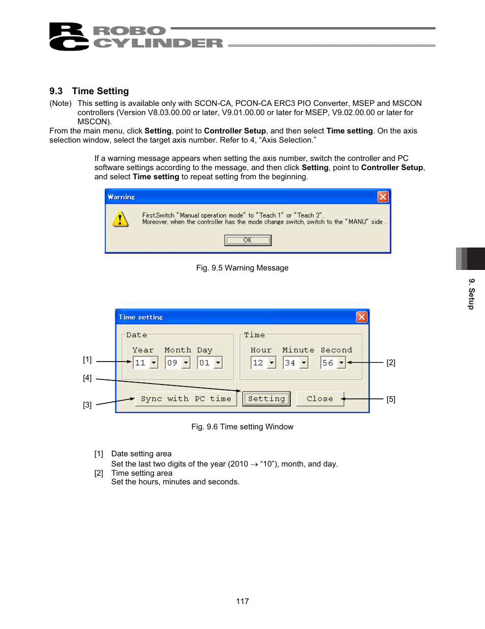3 time setting | IAI America RCM-101-USB User Manual | Page 129 / 264