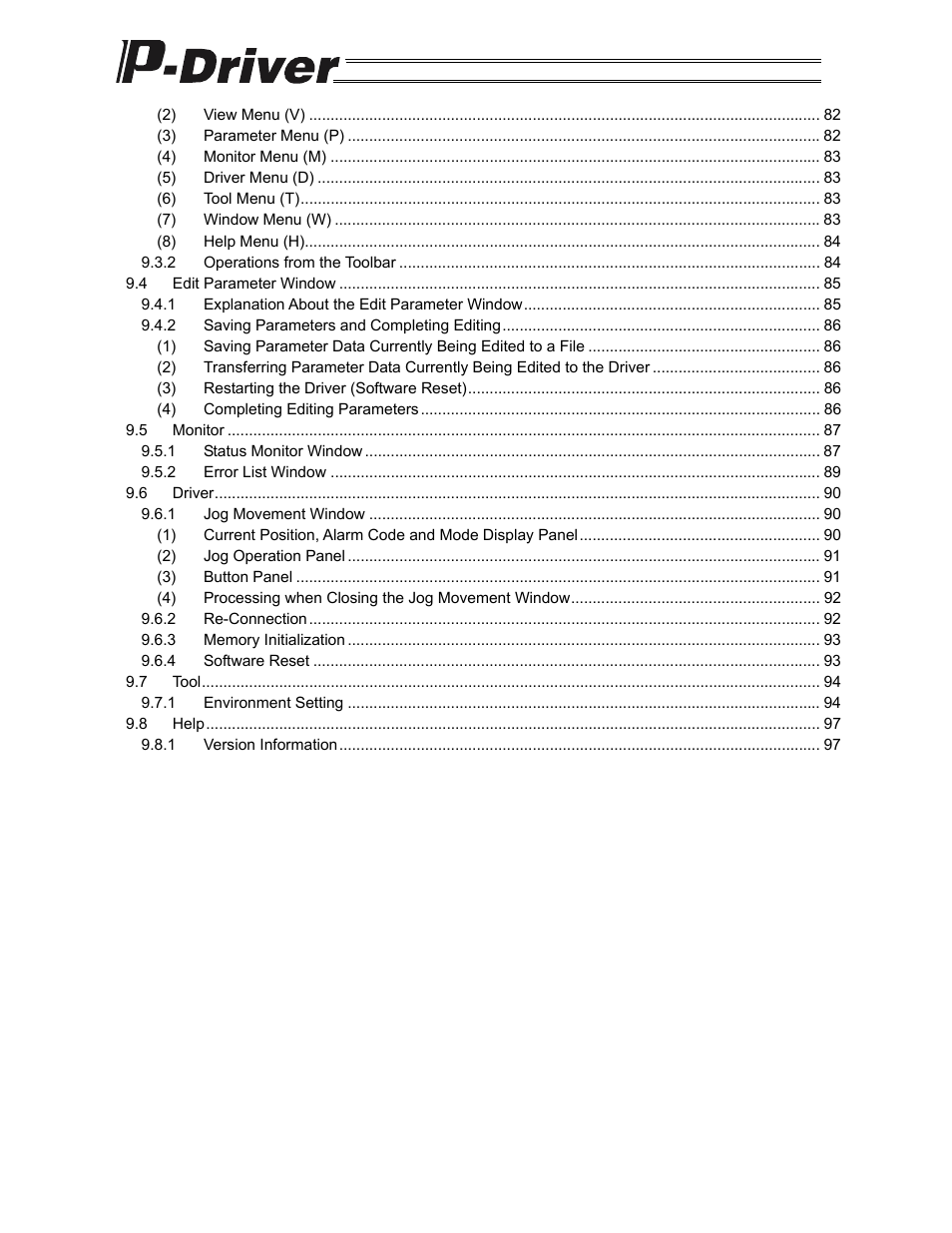 IAI America PDR-101-MW User Manual | Page 10 / 108