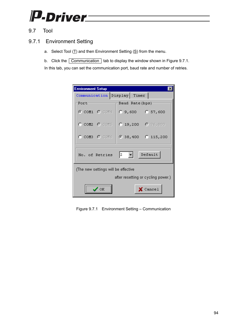 7 tool, 1 environment setting | IAI America PDR-101-MW User Manual | Page 104 / 108