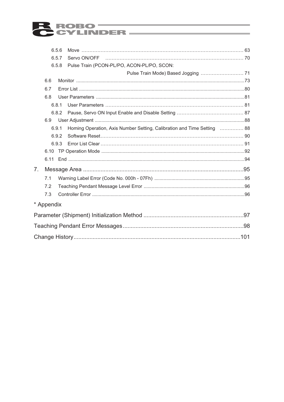 IAI America CON-TG User Manual | Page 10 / 114
