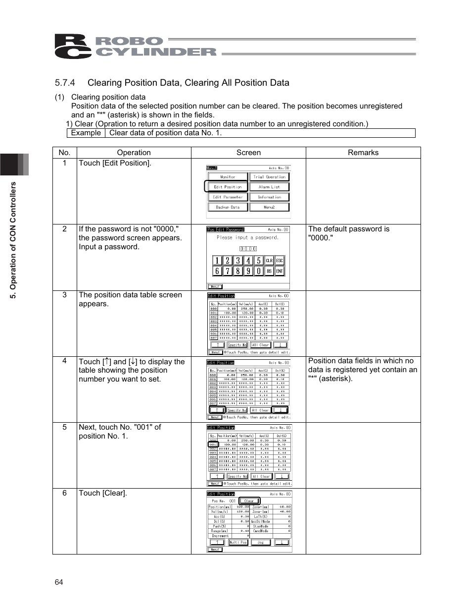 IAI America CON-PG User Manual | Page 70 / 226