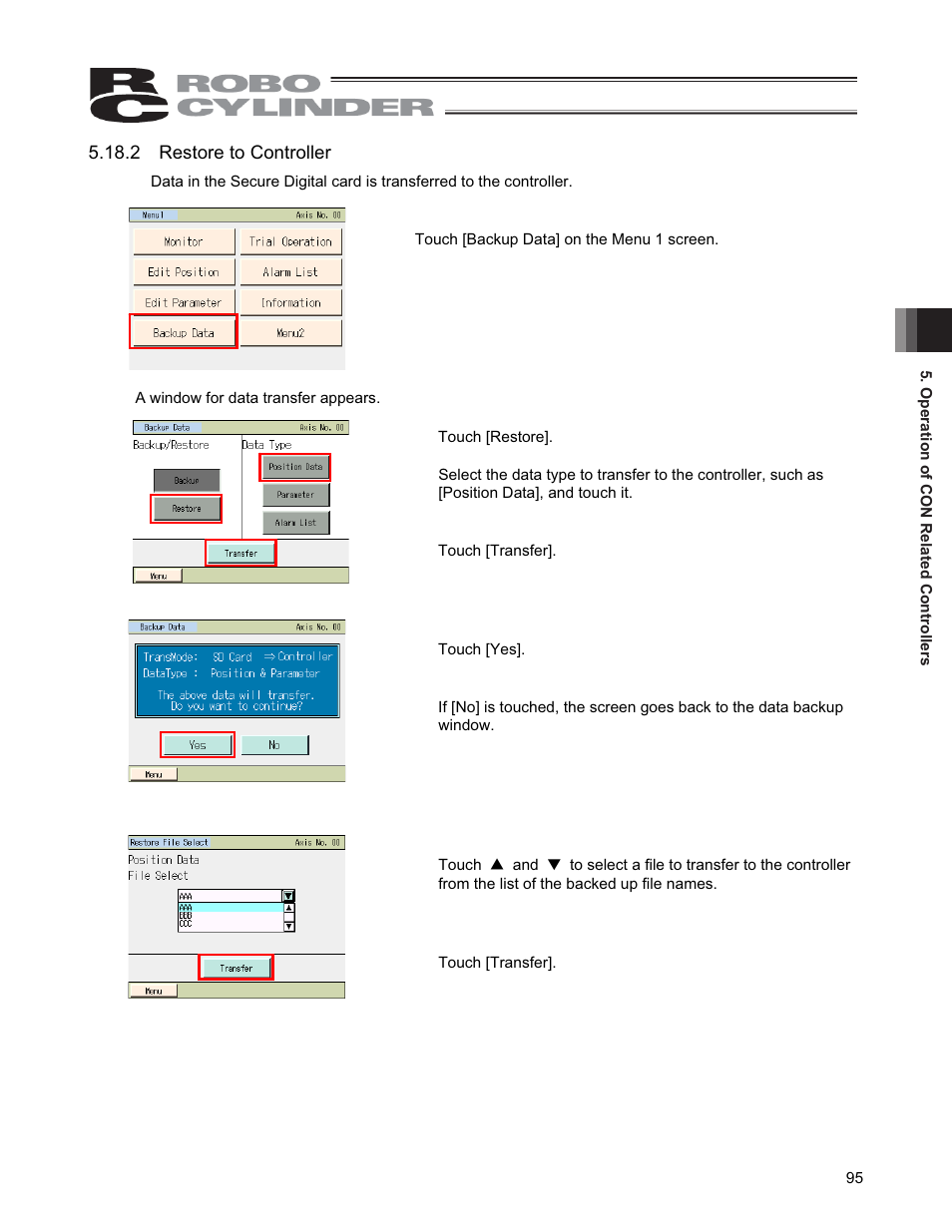 IAI America CON-PGA User Manual | Page 103 / 250