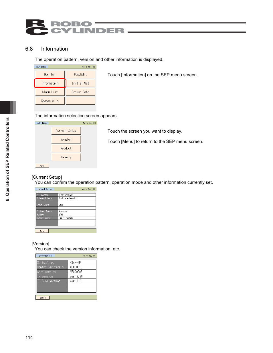 8 information | IAI America CON-PGA User Manual | Page 122 / 250