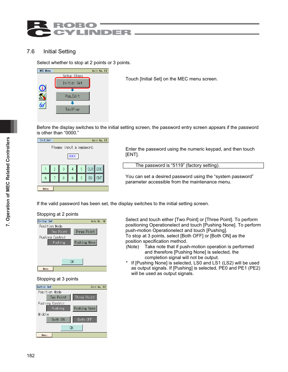 6 initial setting | IAI America CON-PGA User Manual | Page 190 / 250