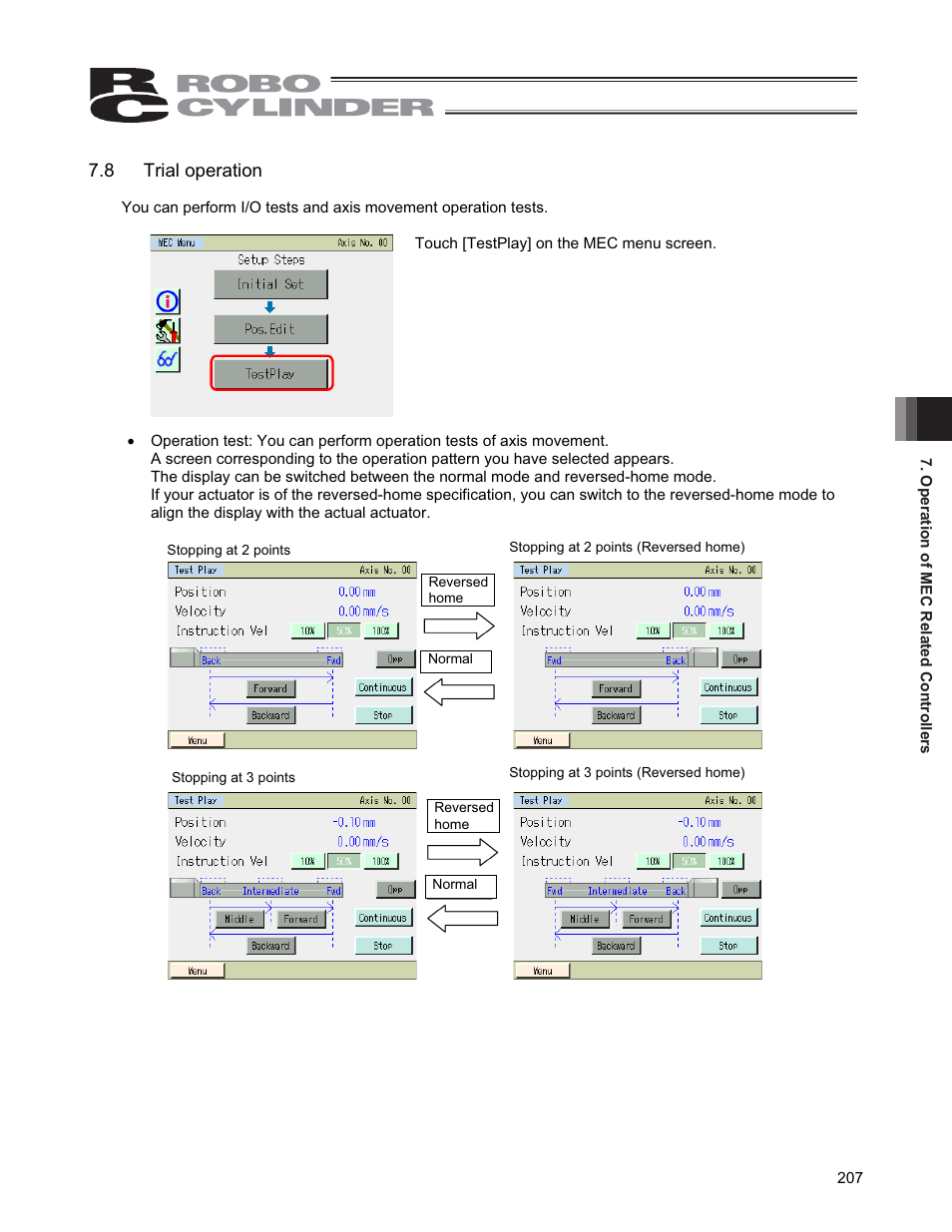 8 trial operation | IAI America CON-PGA User Manual | Page 215 / 250