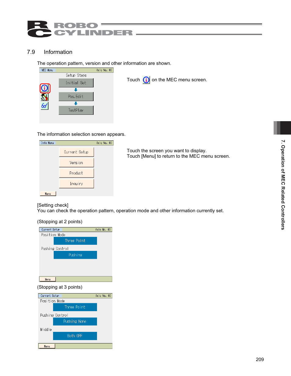 9 information | IAI America CON-PGA User Manual | Page 217 / 250