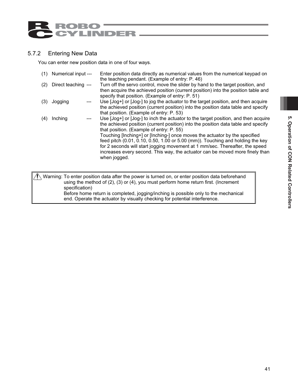 IAI America CON-PGA User Manual | Page 49 / 250