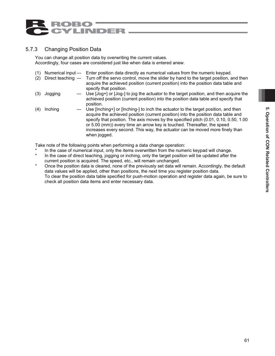 IAI America CON-PGA User Manual | Page 69 / 250