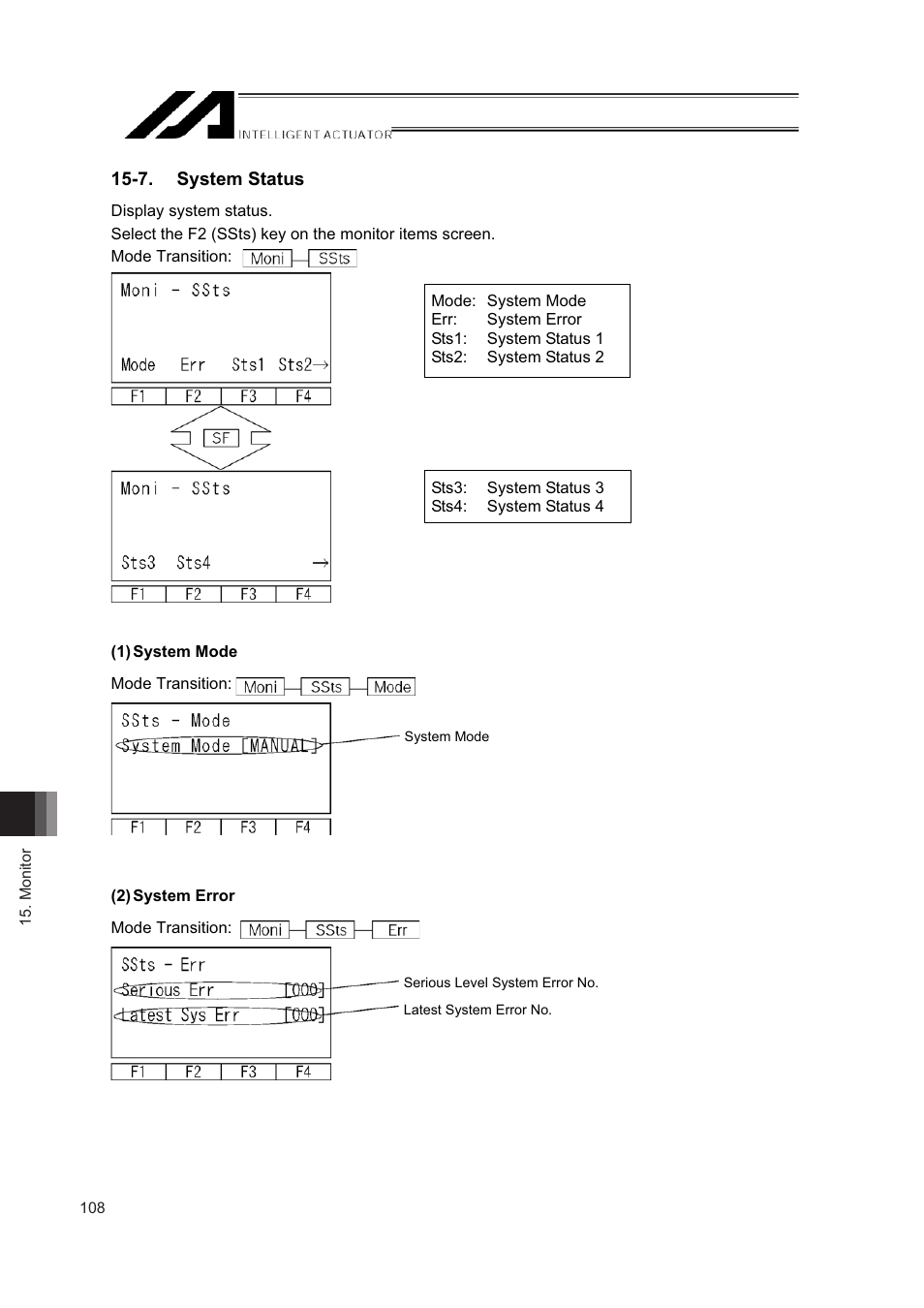7. system status | IAI America IA-T-XD User Manual | Page 116 / 150