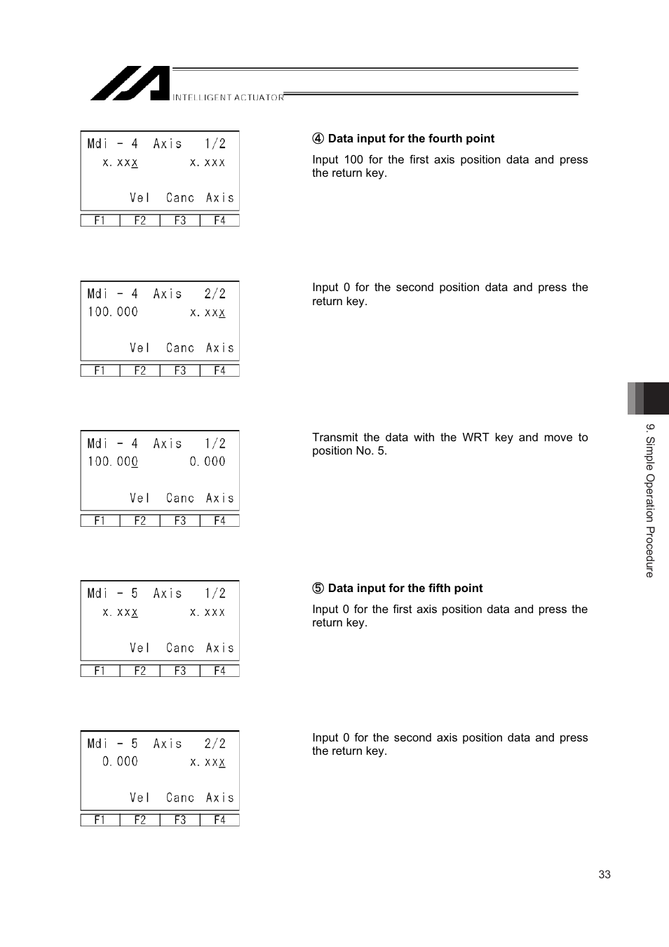 IAI America IA-T-XD User Manual | Page 41 / 150