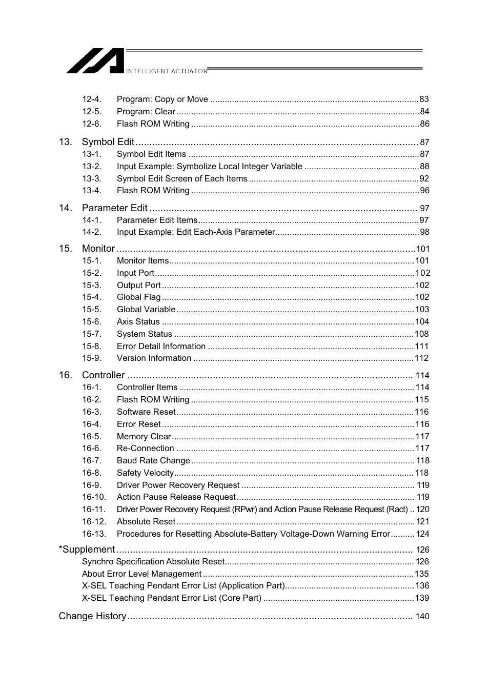 IAI America IA-T-XD User Manual | Page 8 / 150