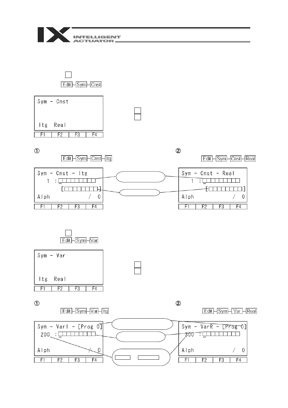 3. symbol edit screen for each item | IAI America IA-T-XD User Manual | Page 106 / 151