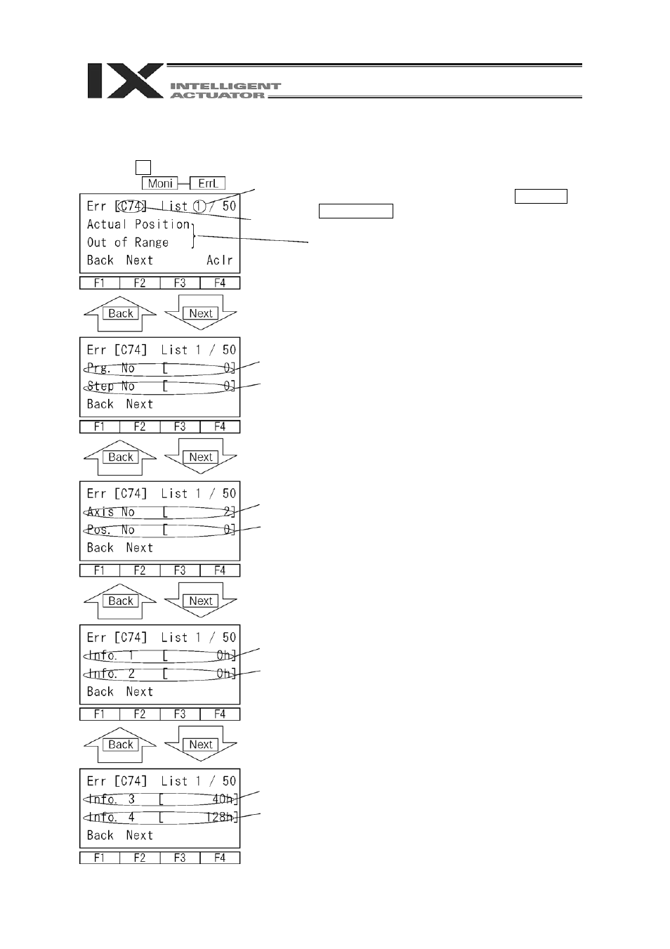 8. error detail information | IAI America IA-T-XD User Manual | Page 125 / 151