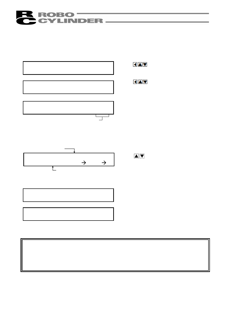 Slct mode/m2 a. 00 * edit/teach | IAI America RCM-P User Manual | Page 40 / 68