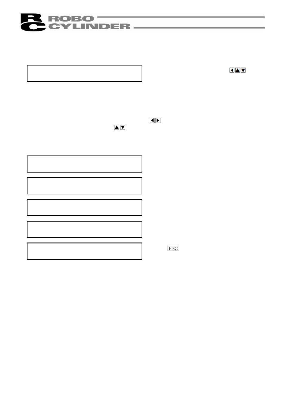 6 error list, Slct mode/m2 a. 00 * err list, Err list list page 0 err no. 0e8 | Err list list page 0 a, b disconnect, Err list list page 0 axis no. 00 | IAI America RCM-P User Manual | Page 47 / 68