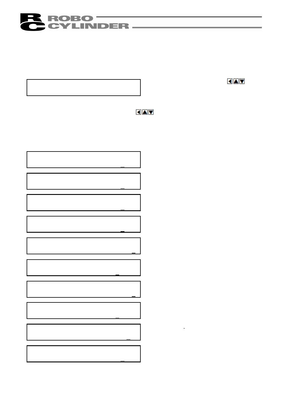 7 user parameter | IAI America RCM-P User Manual | Page 49 / 68