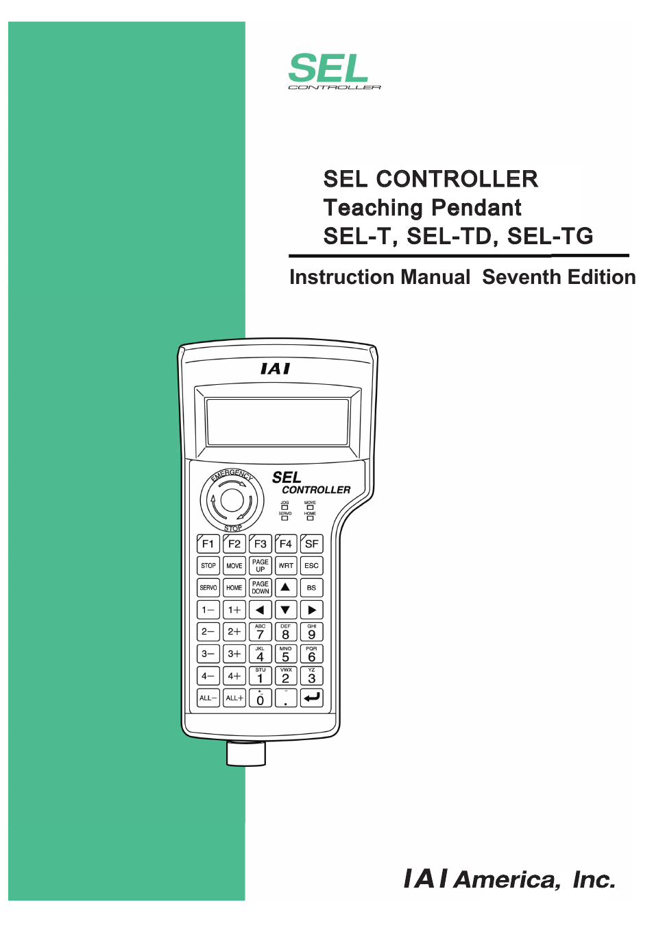 IAI America SEL-TG User Manual | 314 pages