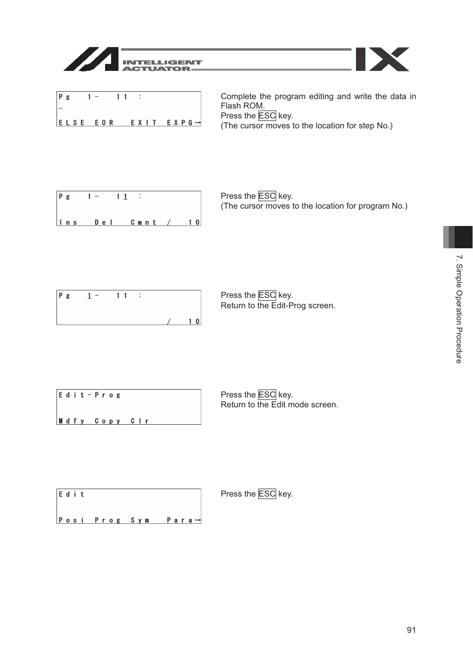 IAI America SEL-TG User Manual | Page 109 / 314