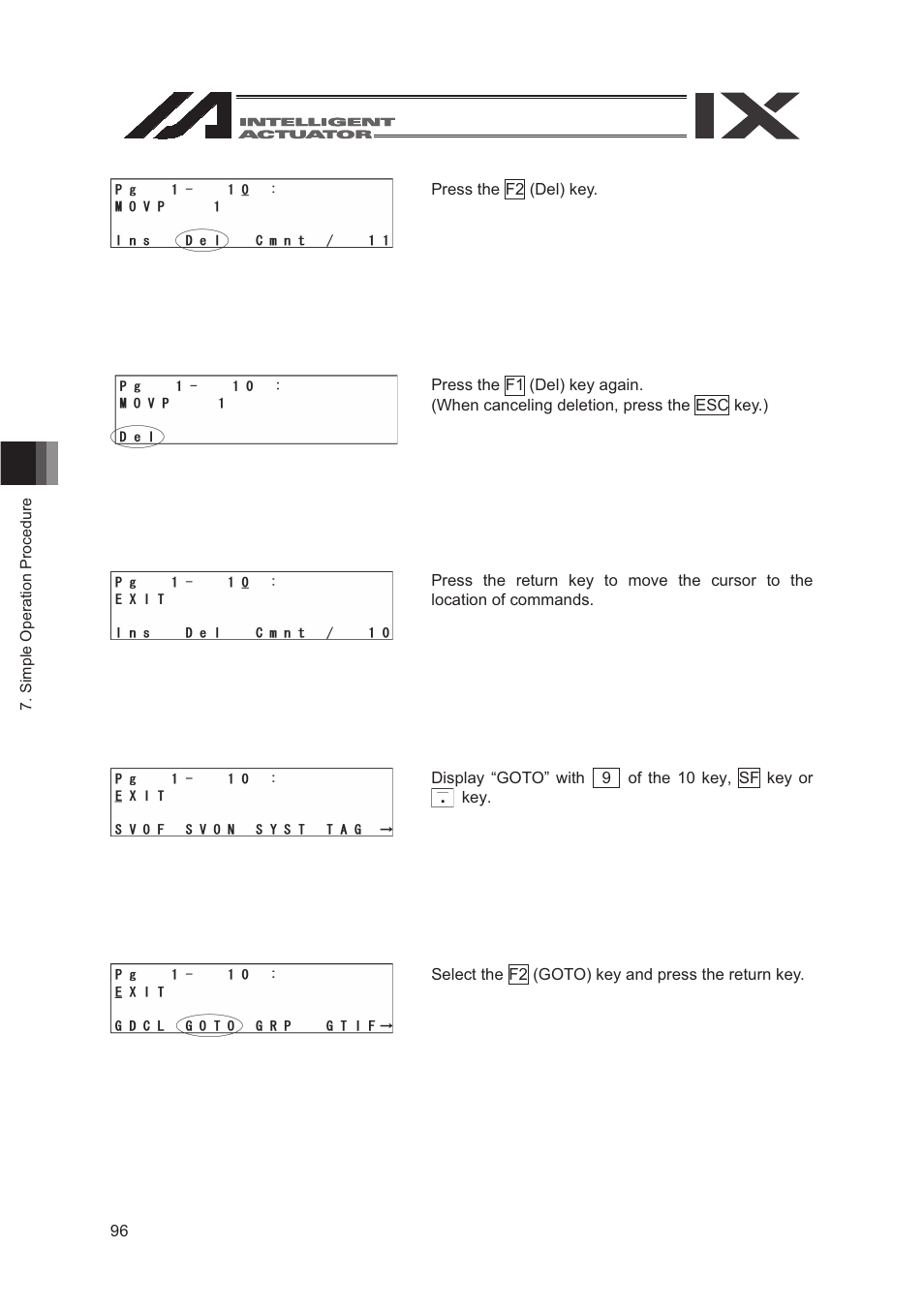 IAI America SEL-TG User Manual | Page 114 / 314