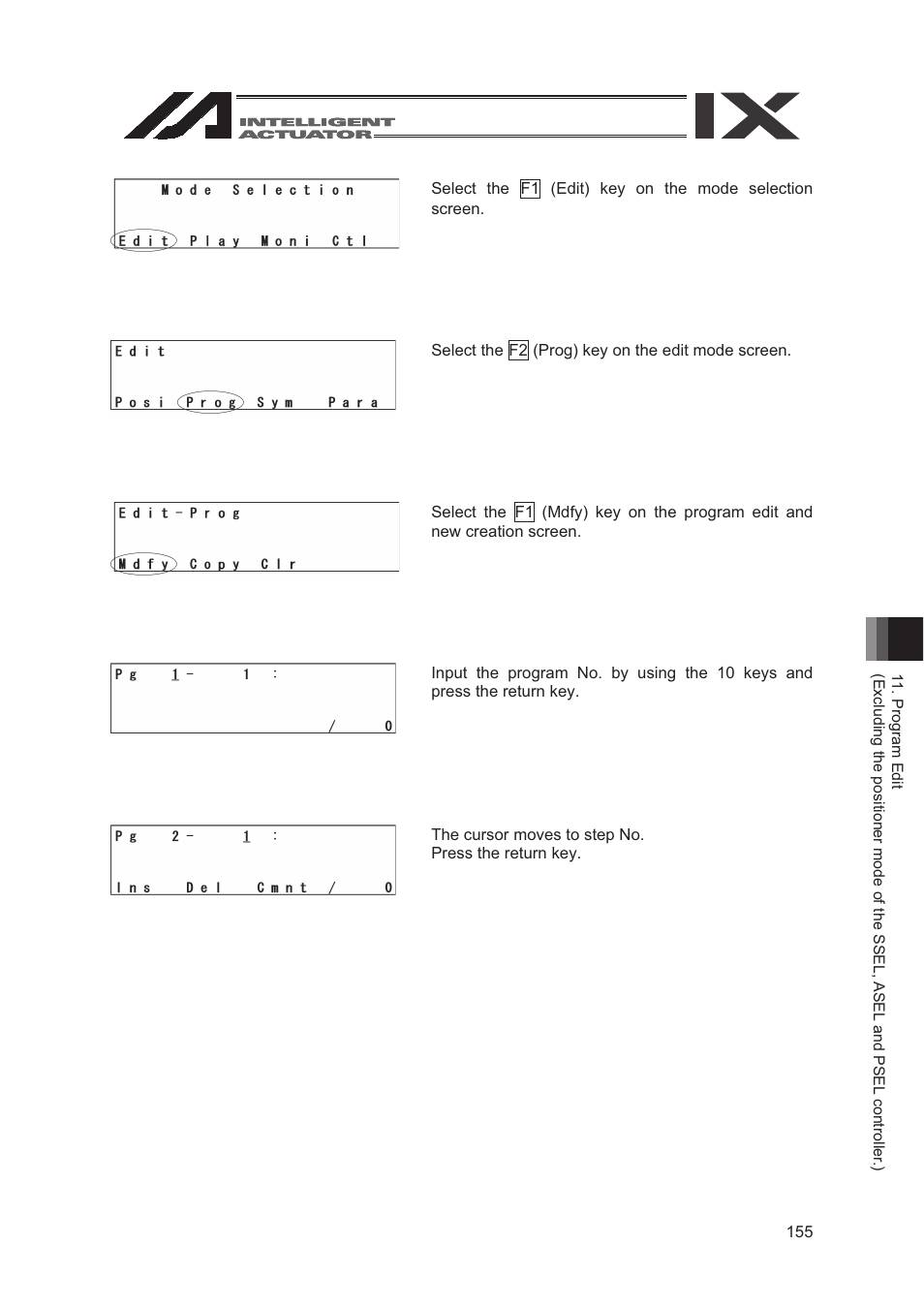 IAI America SEL-TG User Manual | Page 173 / 314