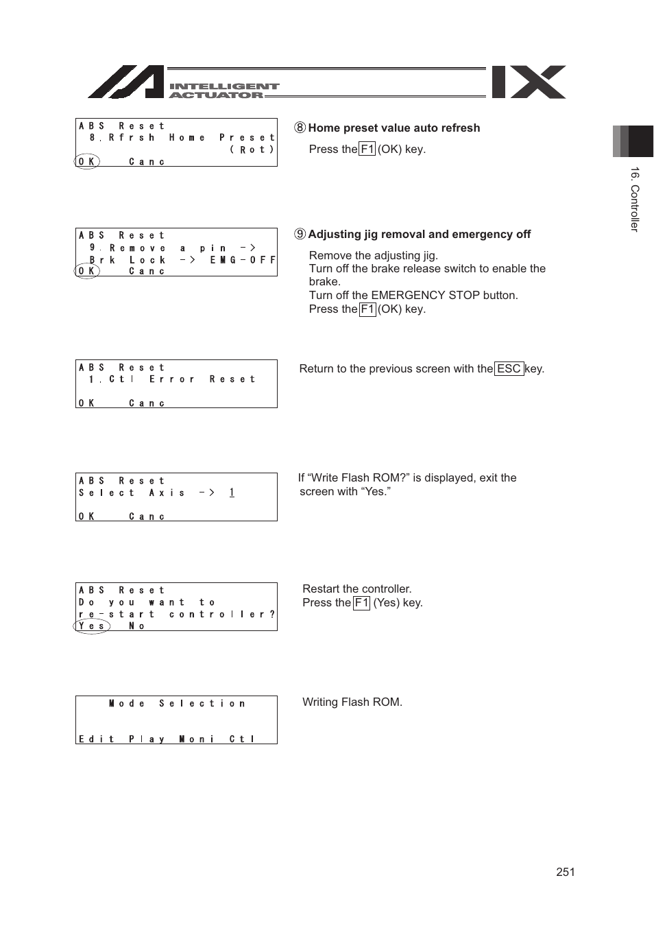 IAI America SEL-TG User Manual | Page 269 / 314