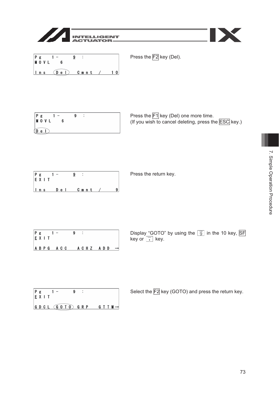 IAI America SEL-TG User Manual | Page 91 / 314