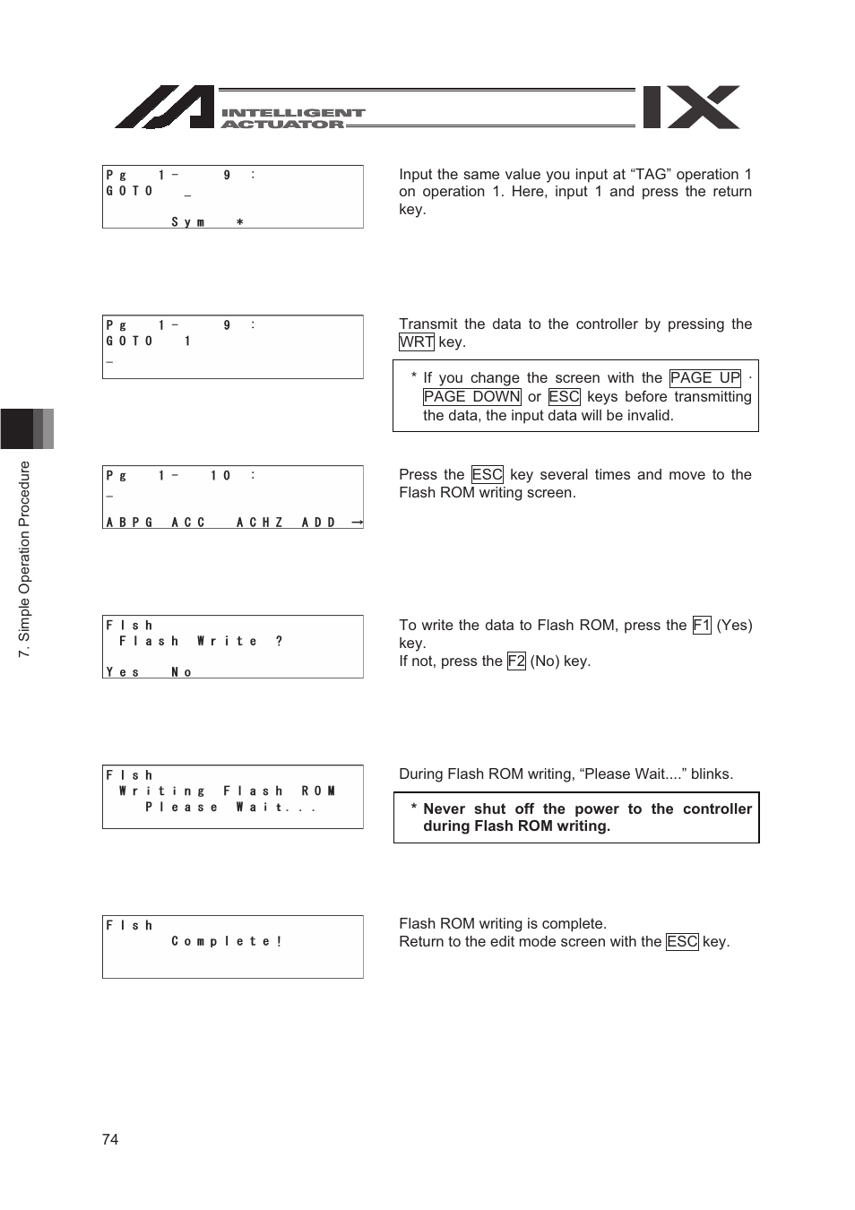 IAI America SEL-TG User Manual | Page 92 / 314