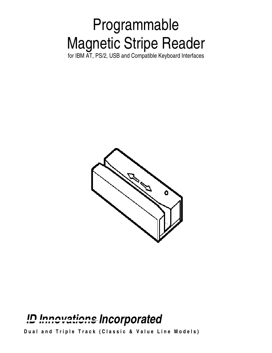 ID Innovations Classic Line Series Magnetic Stripe Readers User Manual | 35 pages