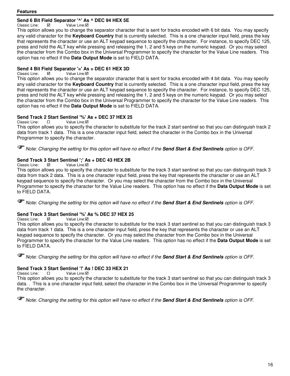 ID Innovations Classic Line Series Magnetic Stripe Readers User Manual | Page 16 / 35