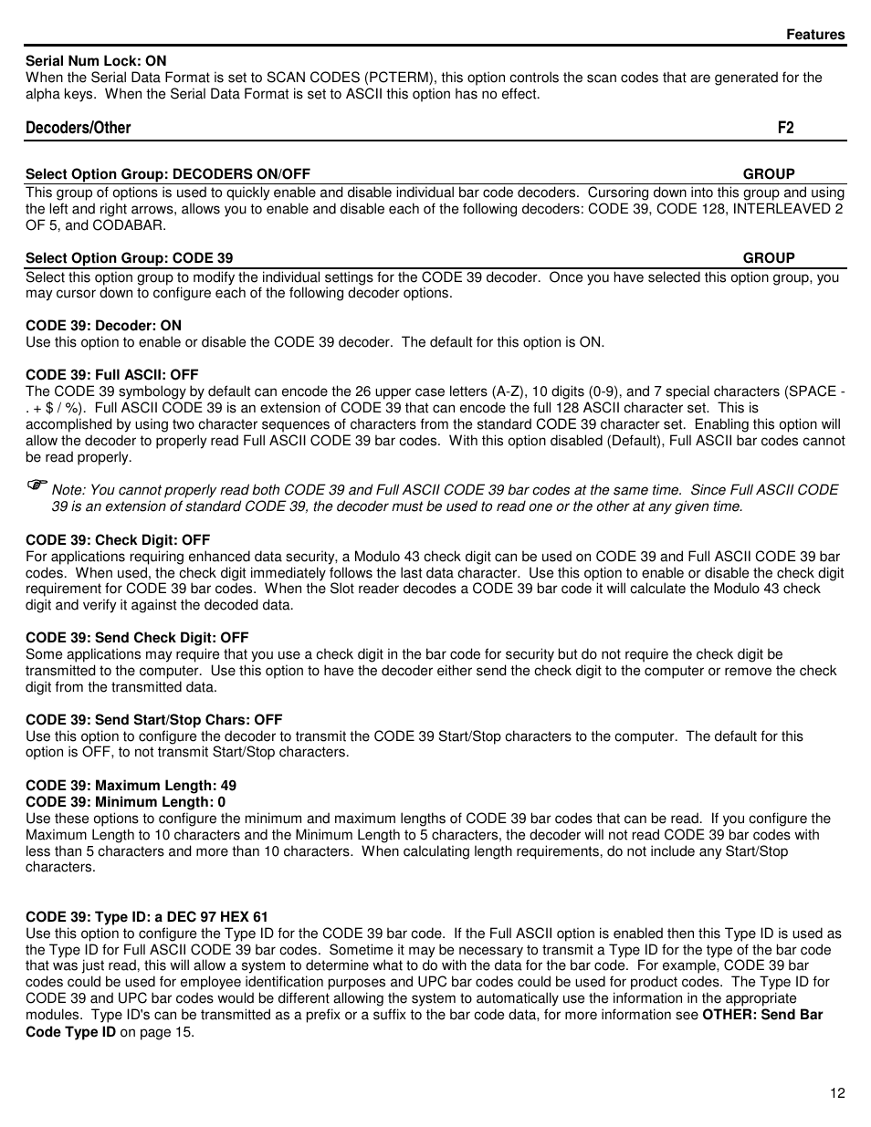 ID Innovations Bar code Slot Reader - Visible Red and Infra Red User Manual | Page 12 / 38