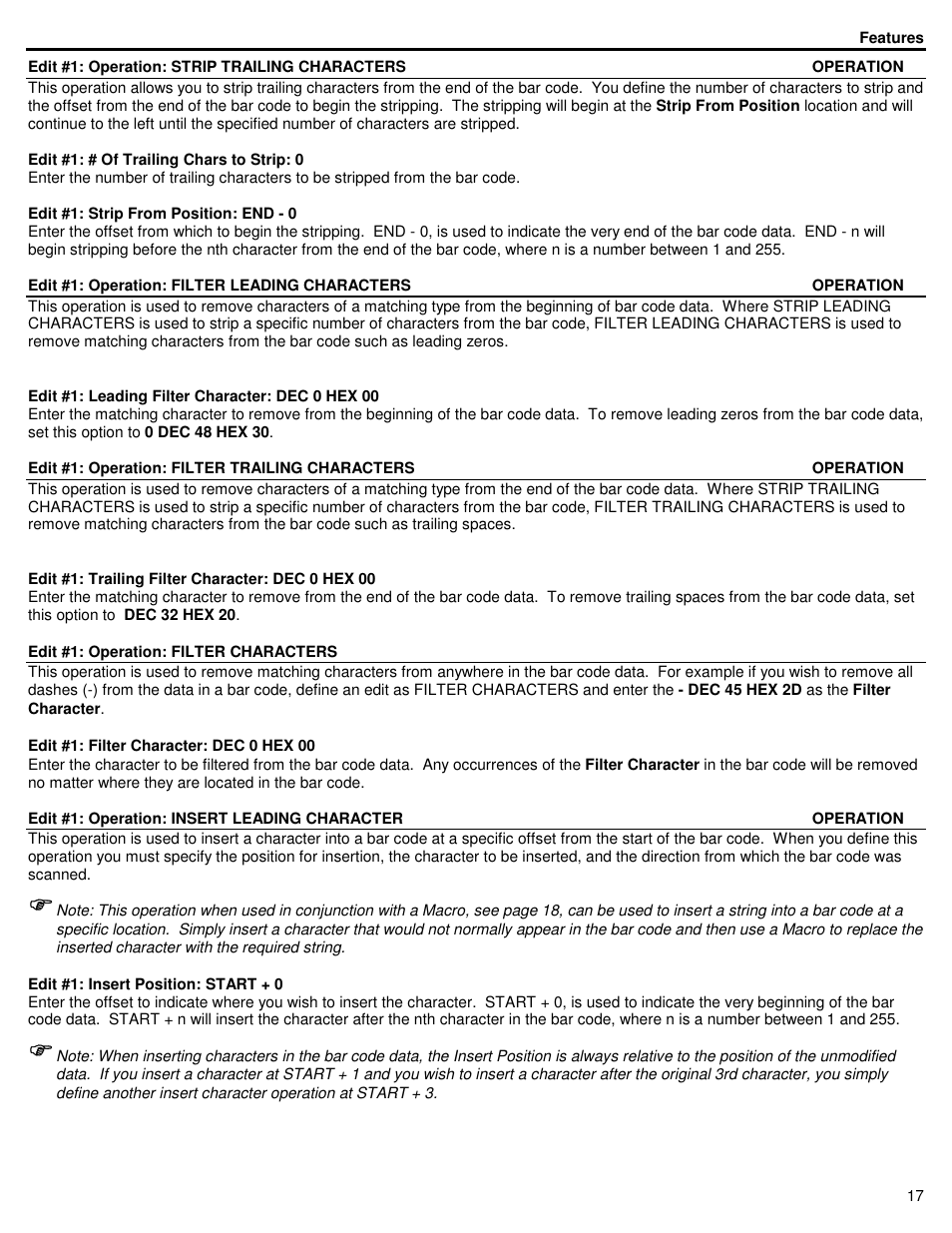 ID Innovations Bar code Slot Reader - Visible Red and Infra Red User Manual | Page 17 / 38