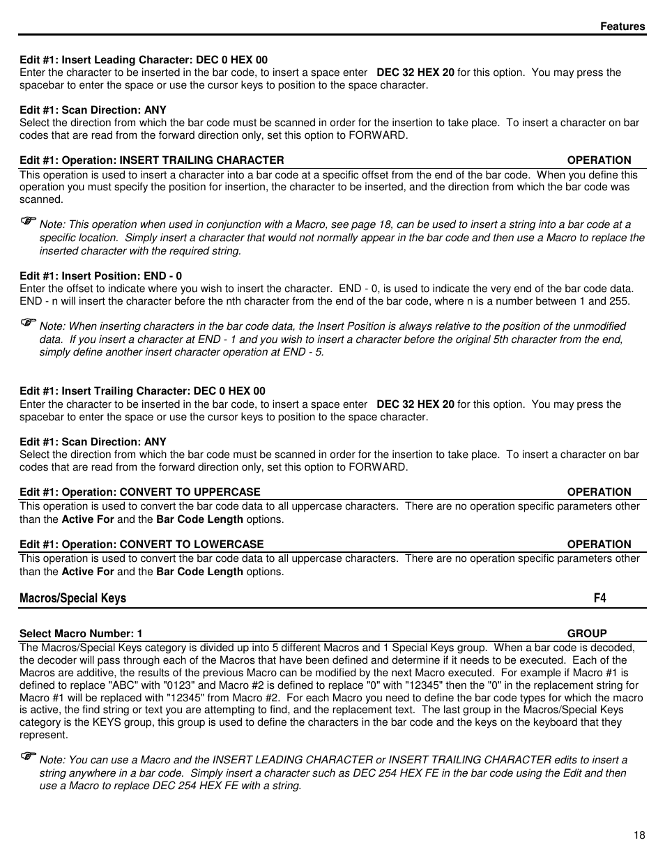 ID Innovations Bar code Slot Reader - Visible Red and Infra Red User Manual | Page 18 / 38