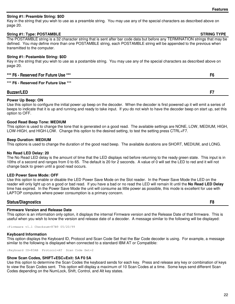 ID Innovations Bar code Slot Reader - Visible Red and Infra Red User Manual | Page 22 / 38