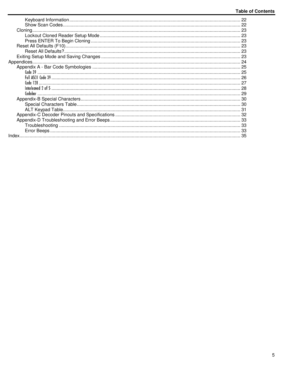 ID Innovations Bar code Slot Reader - Visible Red and Infra Red User Manual | Page 5 / 38