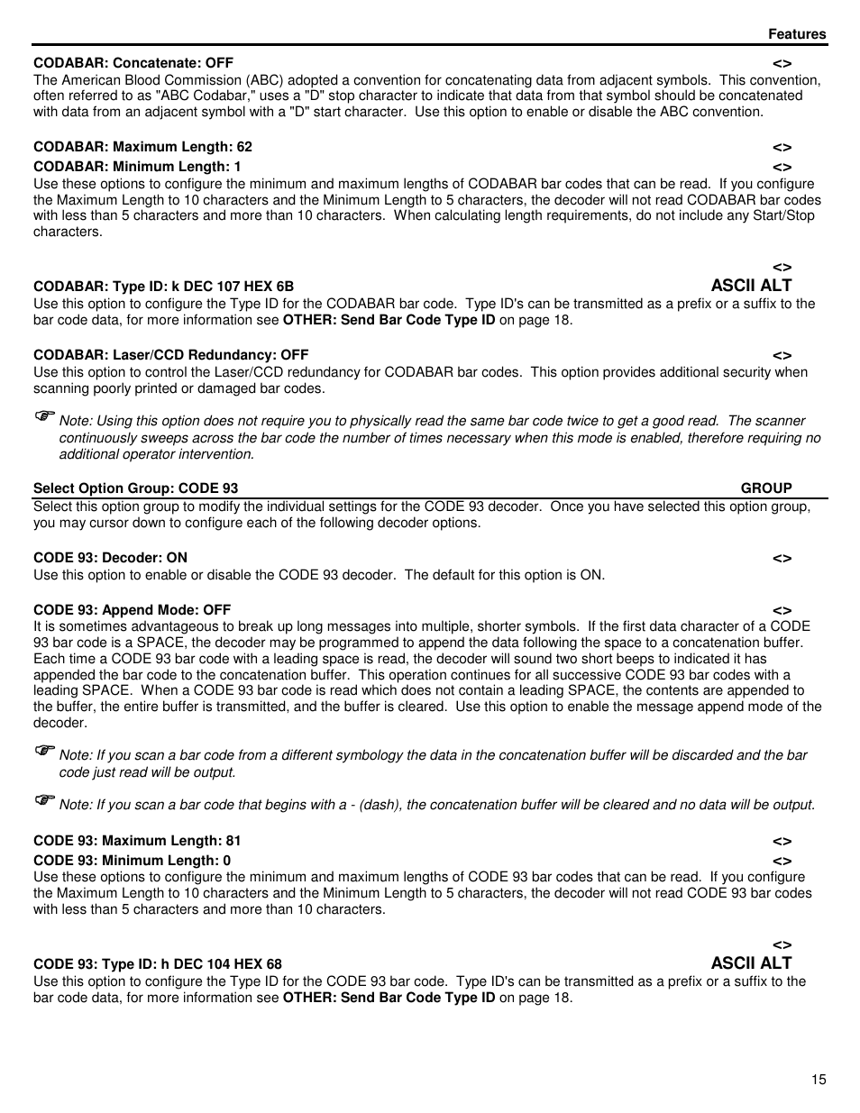 ID Innovations Bar code Mini Decoder User Manual | Page 15 / 52