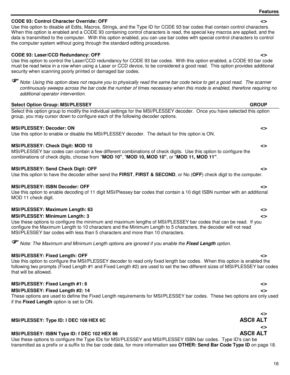 ID Innovations Bar code Mini Decoder User Manual | Page 16 / 52