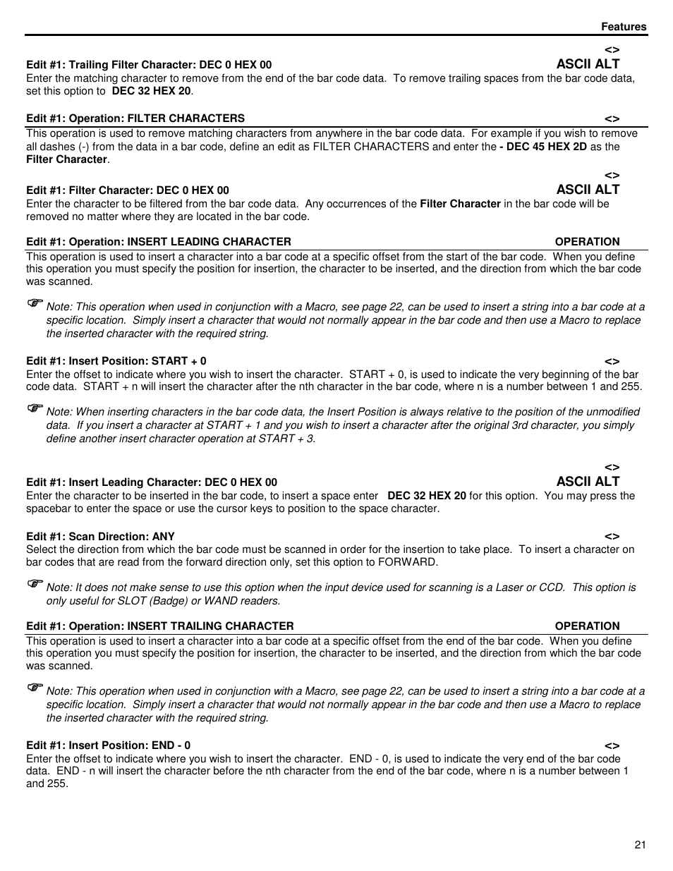 ID Innovations Bar code Mini Decoder User Manual | Page 21 / 52