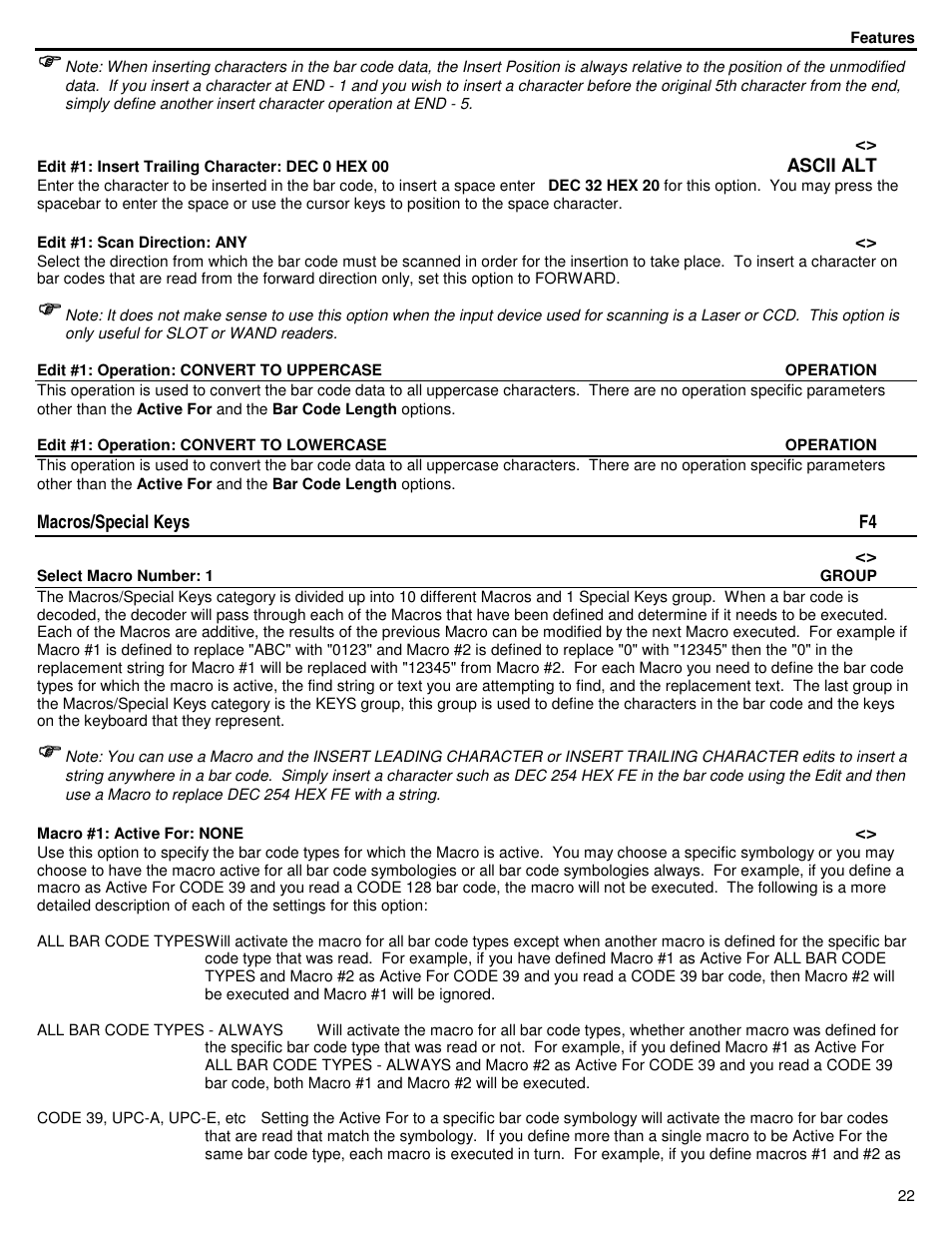 ID Innovations Bar code Mini Decoder User Manual | Page 22 / 52