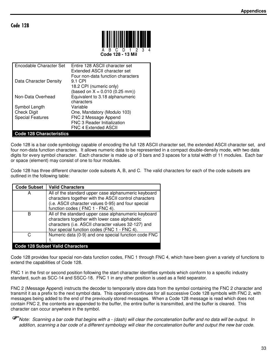 ID Innovations Bar code Mini Decoder User Manual | Page 33 / 52