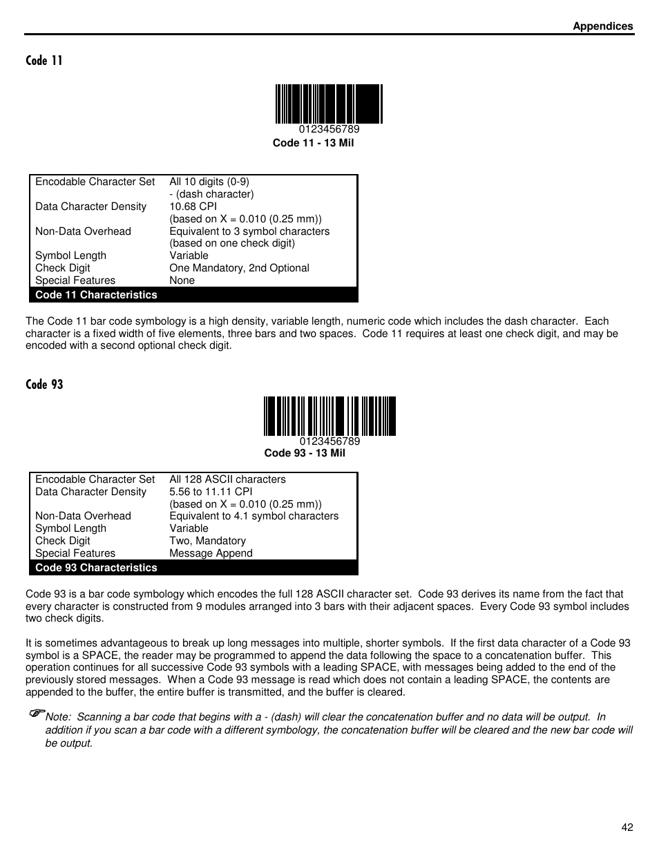 ID Innovations Bar code Mini Decoder User Manual | Page 42 / 52
