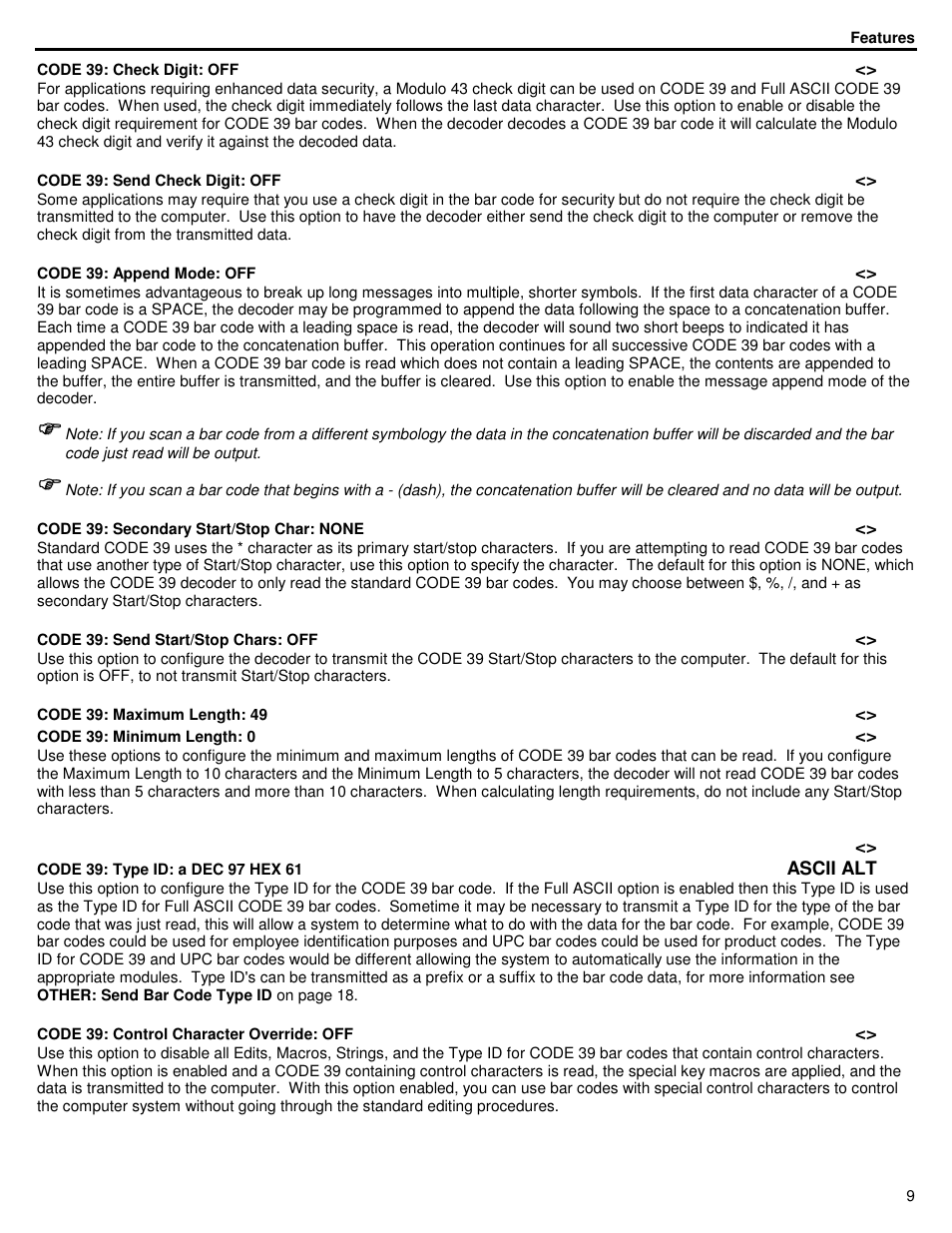 ID Innovations Bar code Mini Decoder User Manual | Page 9 / 52