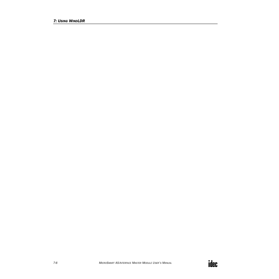 IDEC MicroSmart AS-i User Manual | Page 55 / 58