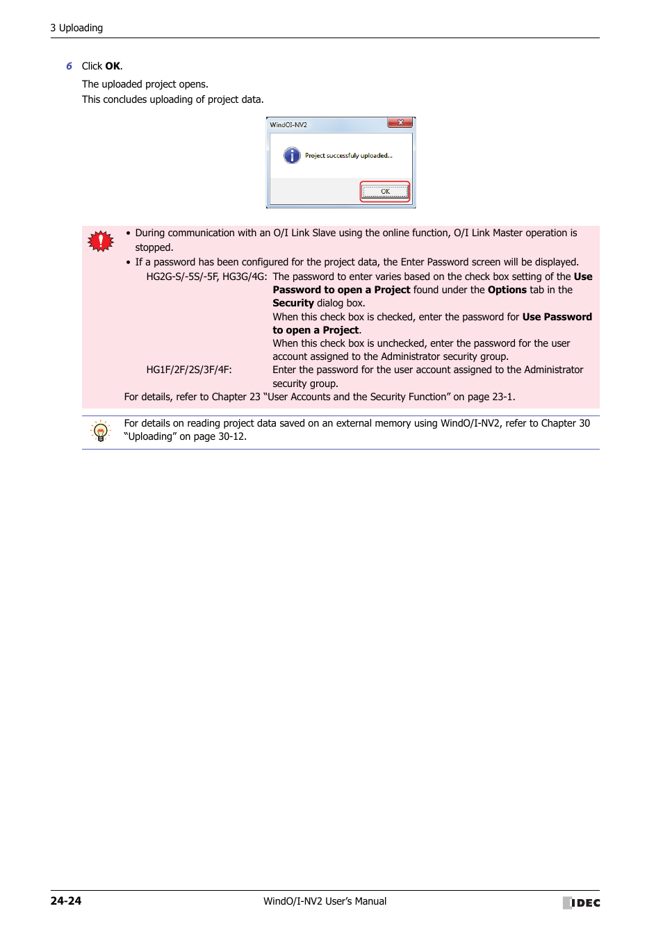 IDEC High Performance Series User Manual | Page 1116 / 1448