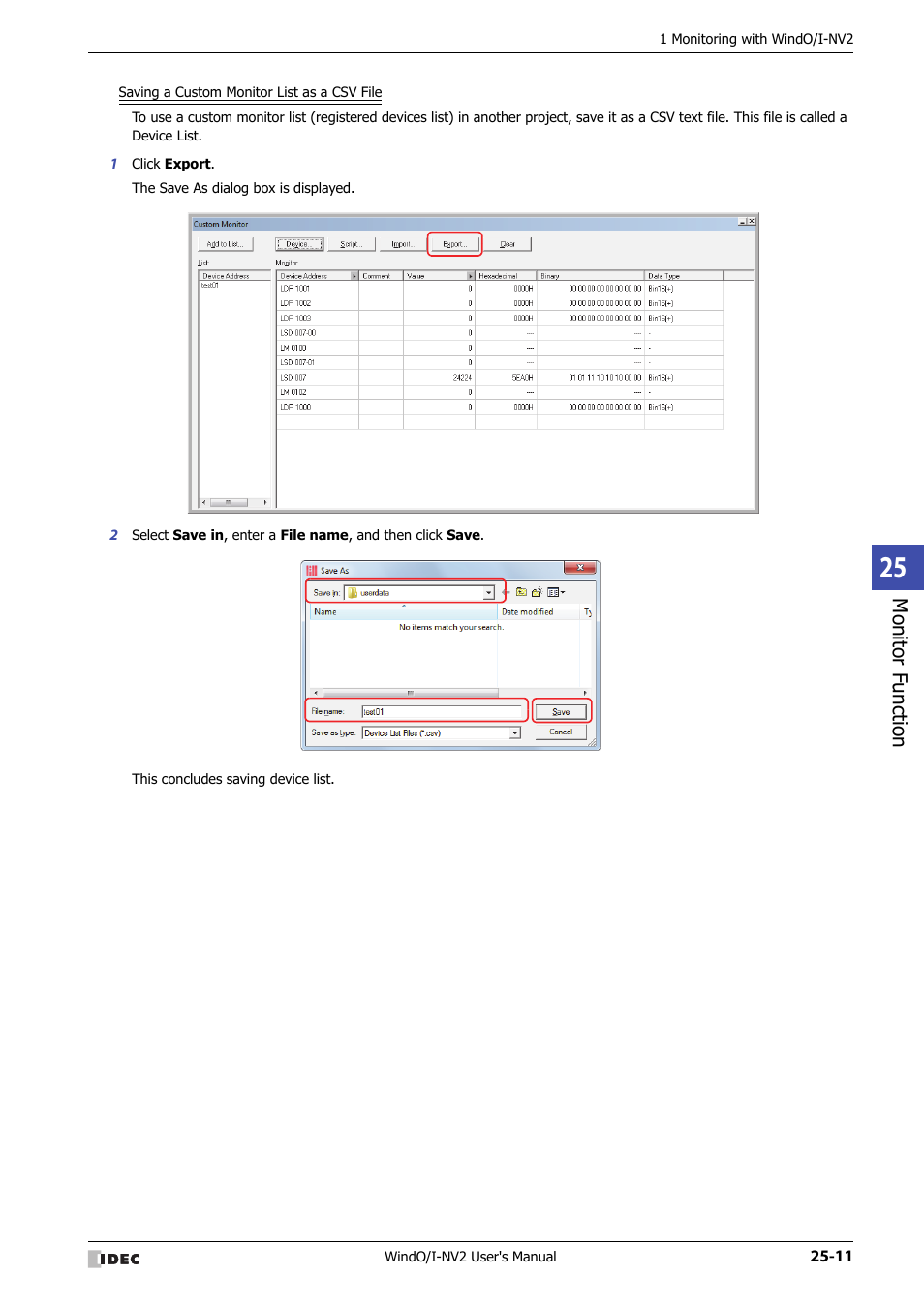 IDEC High Performance Series User Manual | Page 1137 / 1448