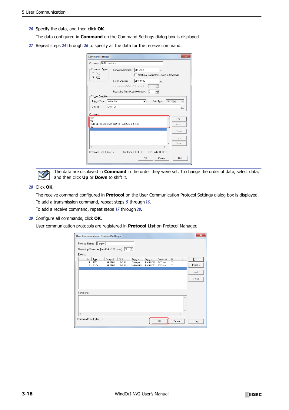 IDEC High Performance Series User Manual | Page 120 / 1448