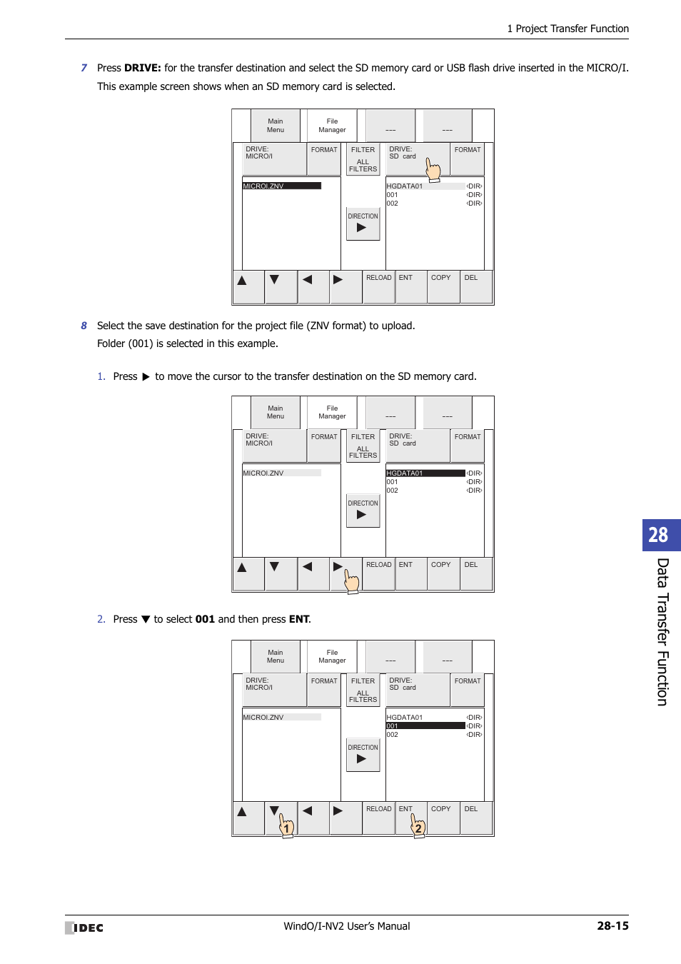 Data t ransf er func tion | IDEC High Performance Series User Manual | Page 1209 / 1448