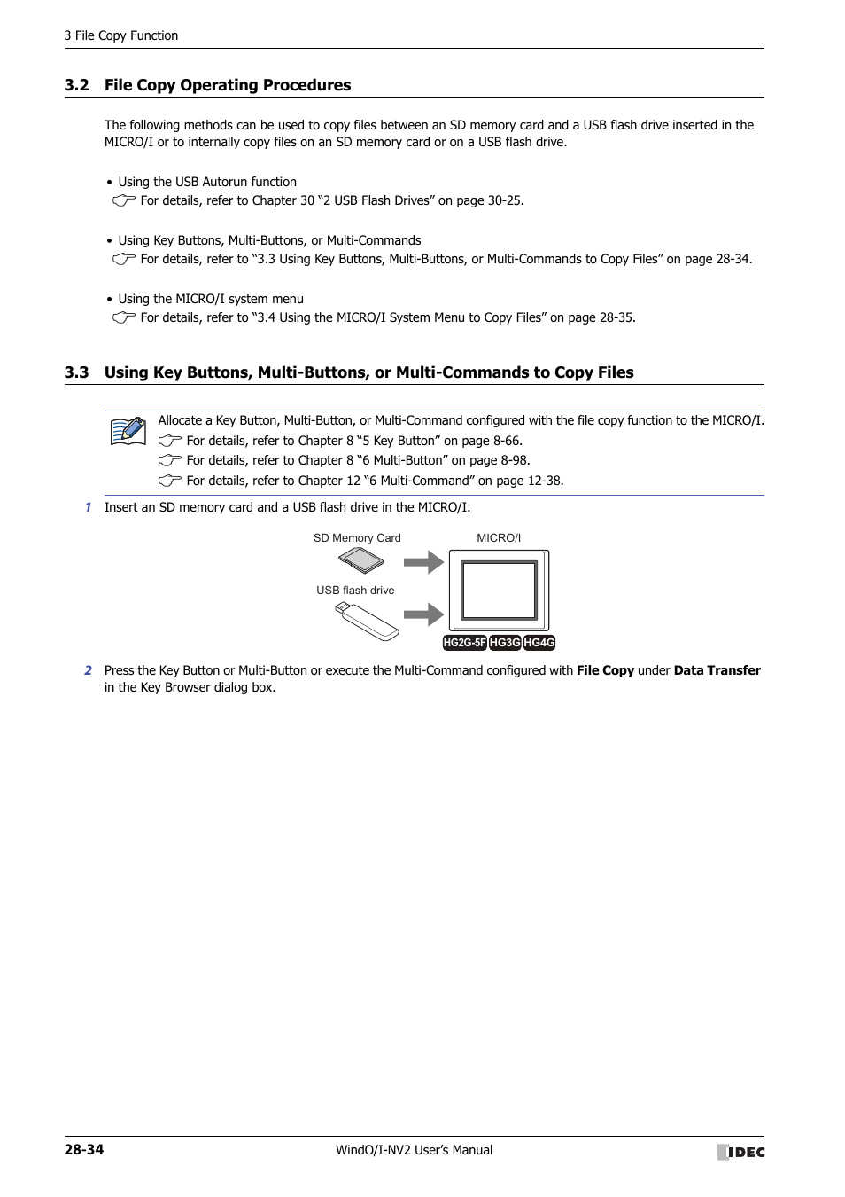 2 file copy operating procedures, File copy operating procedures -34 | IDEC High Performance Series User Manual | Page 1228 / 1448