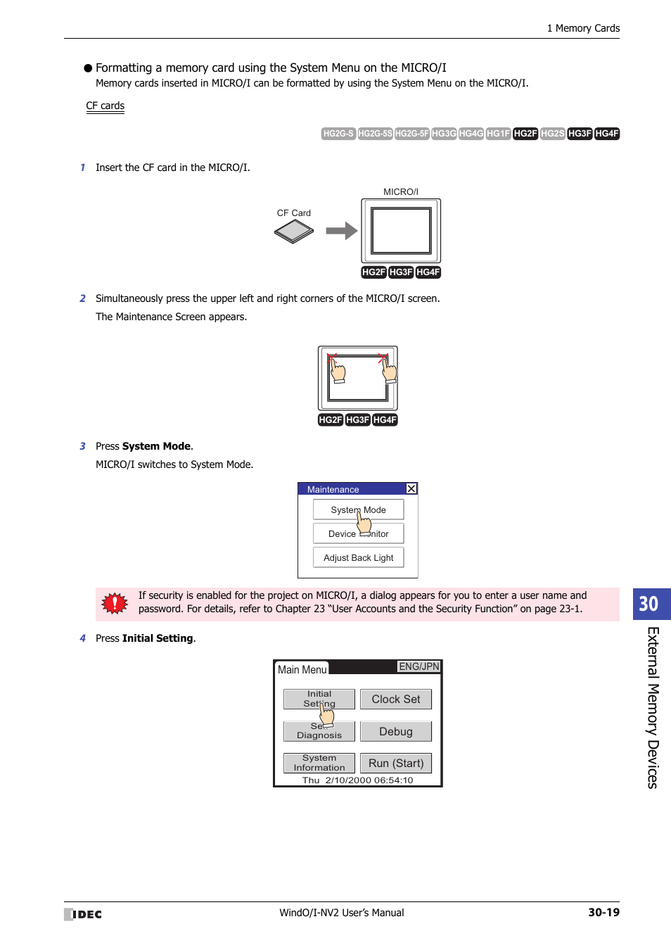 IDEC High Performance Series User Manual | Page 1263 / 1448