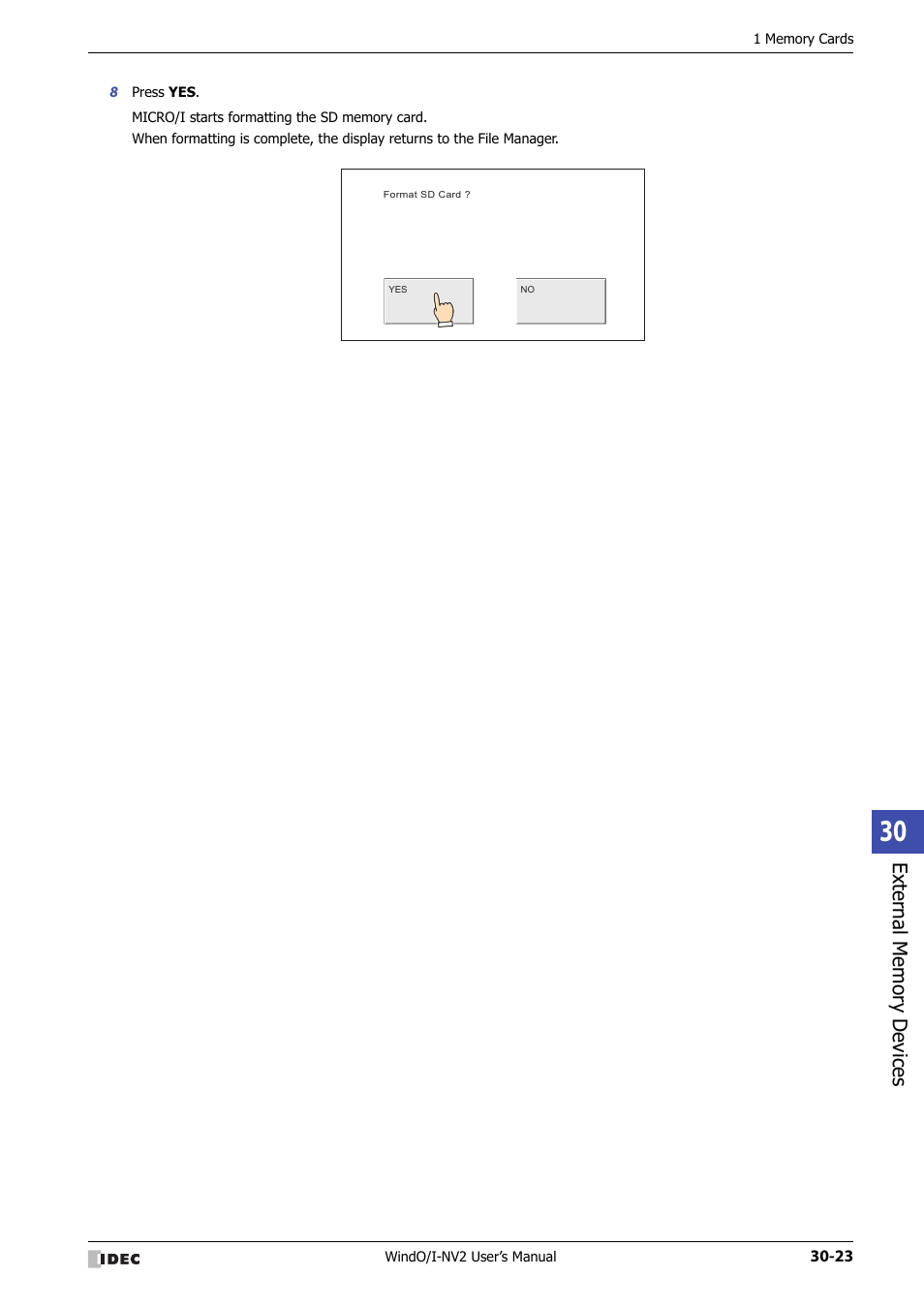 IDEC High Performance Series User Manual | Page 1267 / 1448