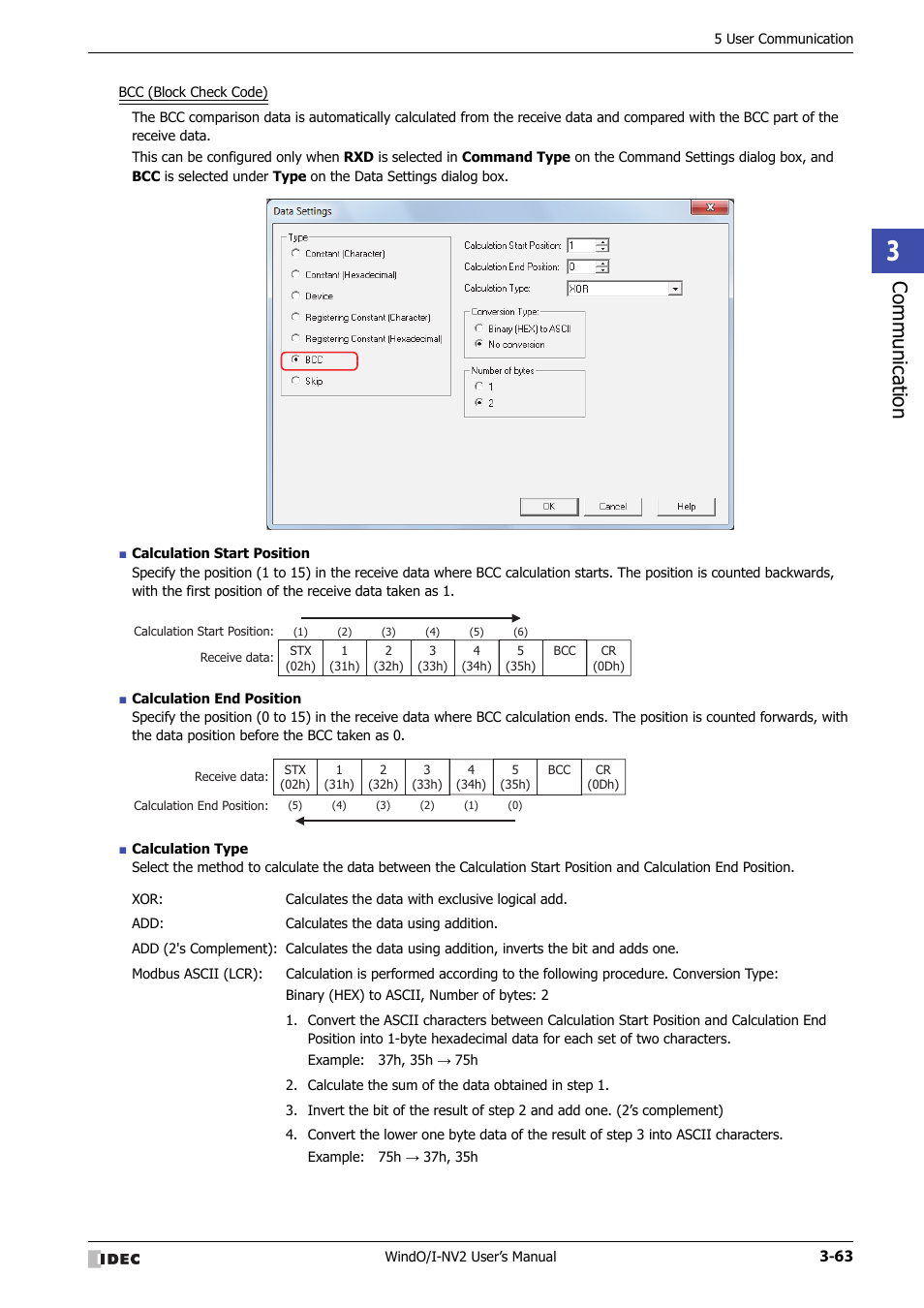 Communic ation | IDEC High Performance Series User Manual | Page 165 / 1448